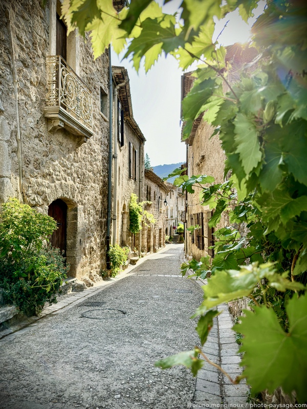 Rayon de soleil matinal dans une rue de St-Guilhem-le-dÃ©sert
Saint-Guilhem-le-dÃ©sert (HÃ©rault), un des plus beaux villages de France
Mots-clés: cadrage_vertical rayon_de_soleil